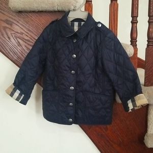 Burberry Quilted Jacket - 4Y